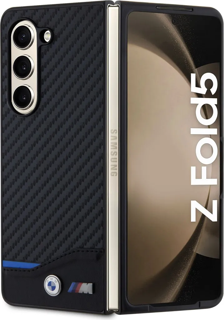 Cover BMW M Collection per Galaxy Z Fold 5 Carbonio e Pelle
