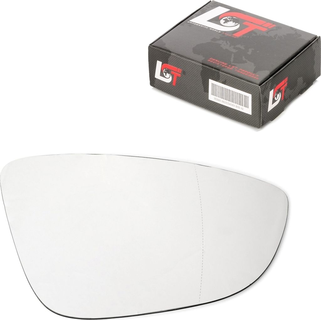 Glas Außenspiegel zum Kleben asphärisch rechts für VW Eos Passat CC Scirocco