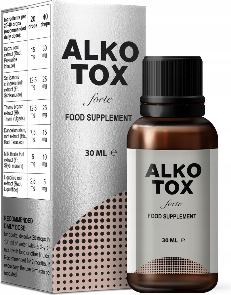 AlkoTox Forte | Hilfe bei Alkoholabhängigkeit