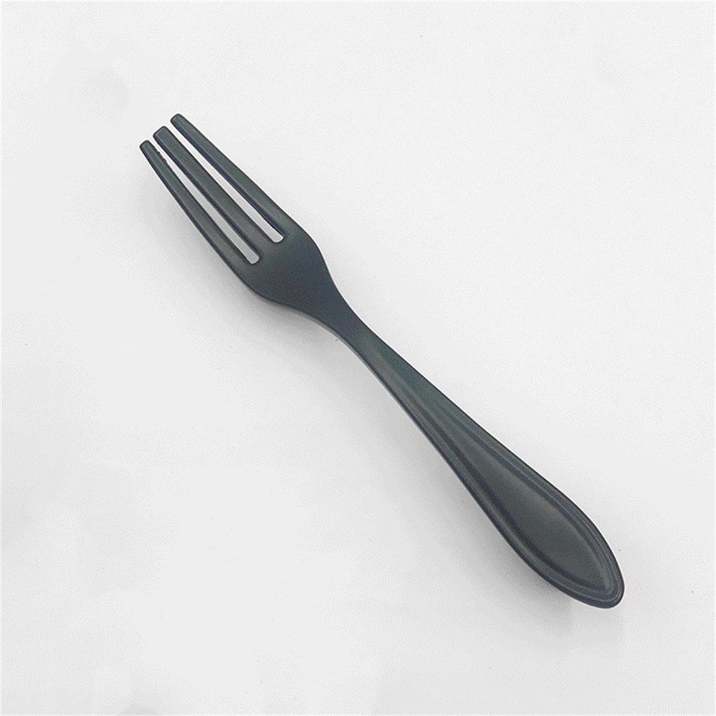 1 Set Schrankgriff kreative Form rostsicherer Zinklegungsgabel Löffel Modellierungsstil Garderobengriff für Zuhause-Schwarz a