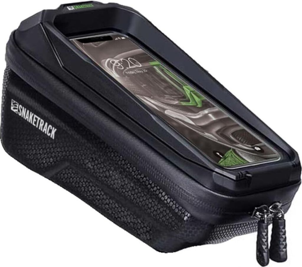 Forever Handyhalterung Fahrrad Wasserdicht Fahrradtasche für den Rahmen, Halterung Smartphone mit TPU Sensitivem Touchscreen für Montainbikes, Re...