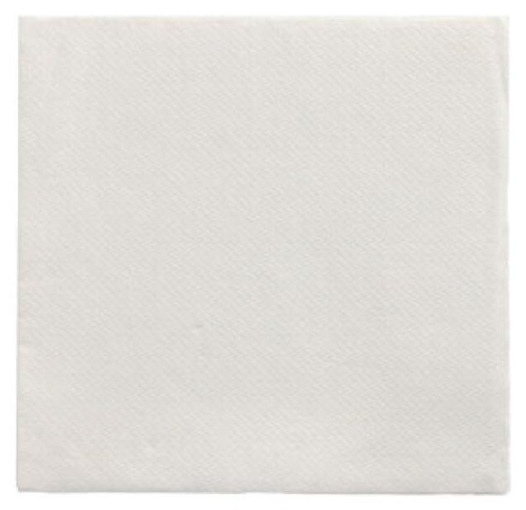 PAPSTAR Cocktail-Servietten 240 x 240 mm 3-lagig weiß 150 Stück