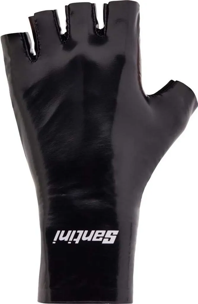 Gants courts Santini Madss Noir Taille S pour Homme Cyclisme Route