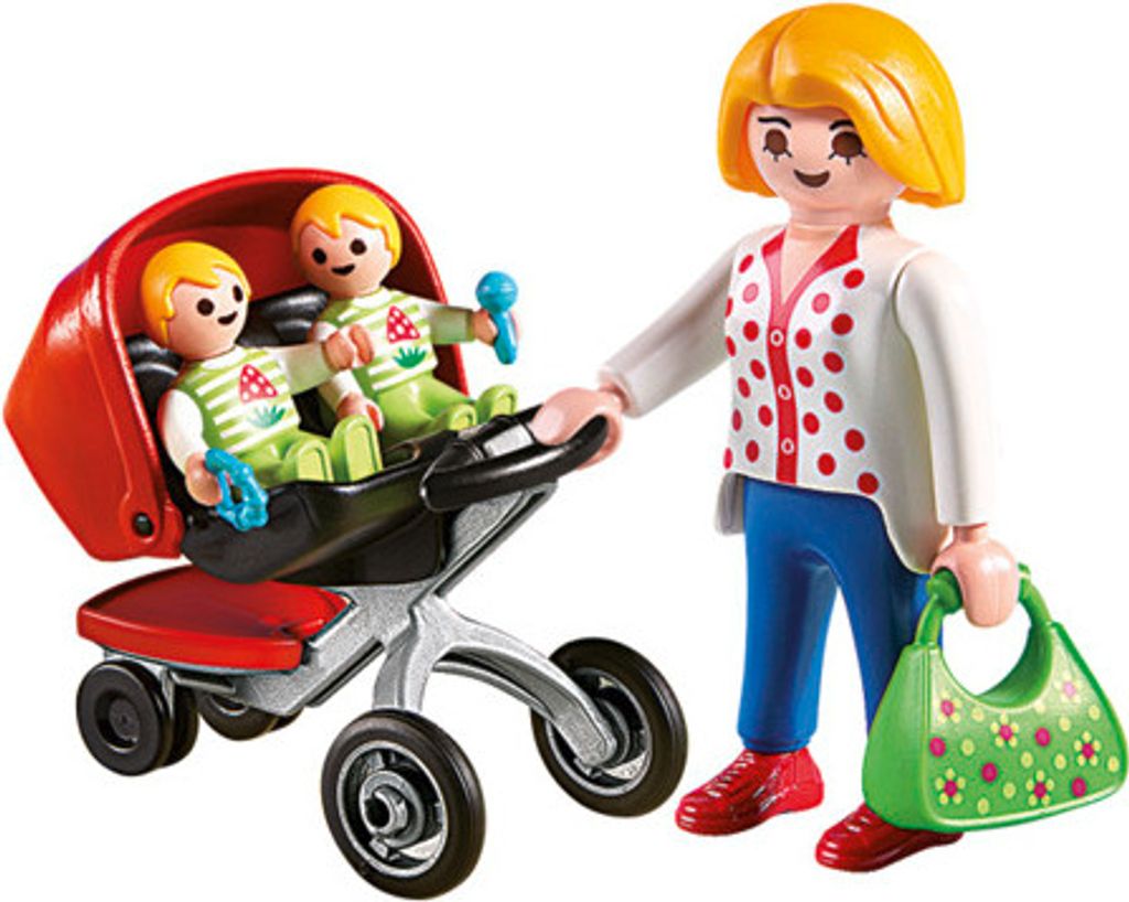 City Life 5573 Zwillingskinderwagen Playmobil Kaufland sk