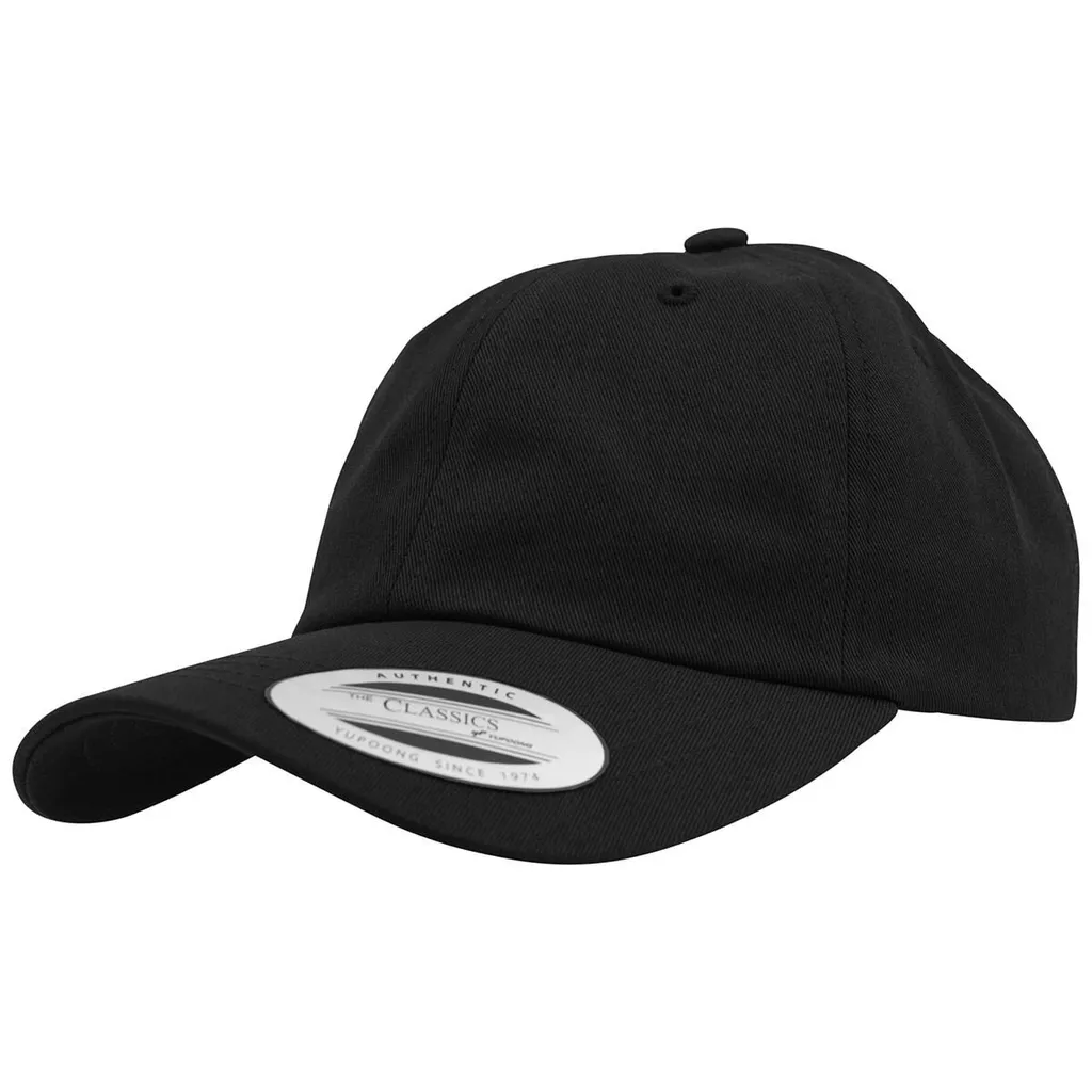 Flexfit 6245CM Cappello Nero in Twill di Cotone - Il Classico Dad Hat