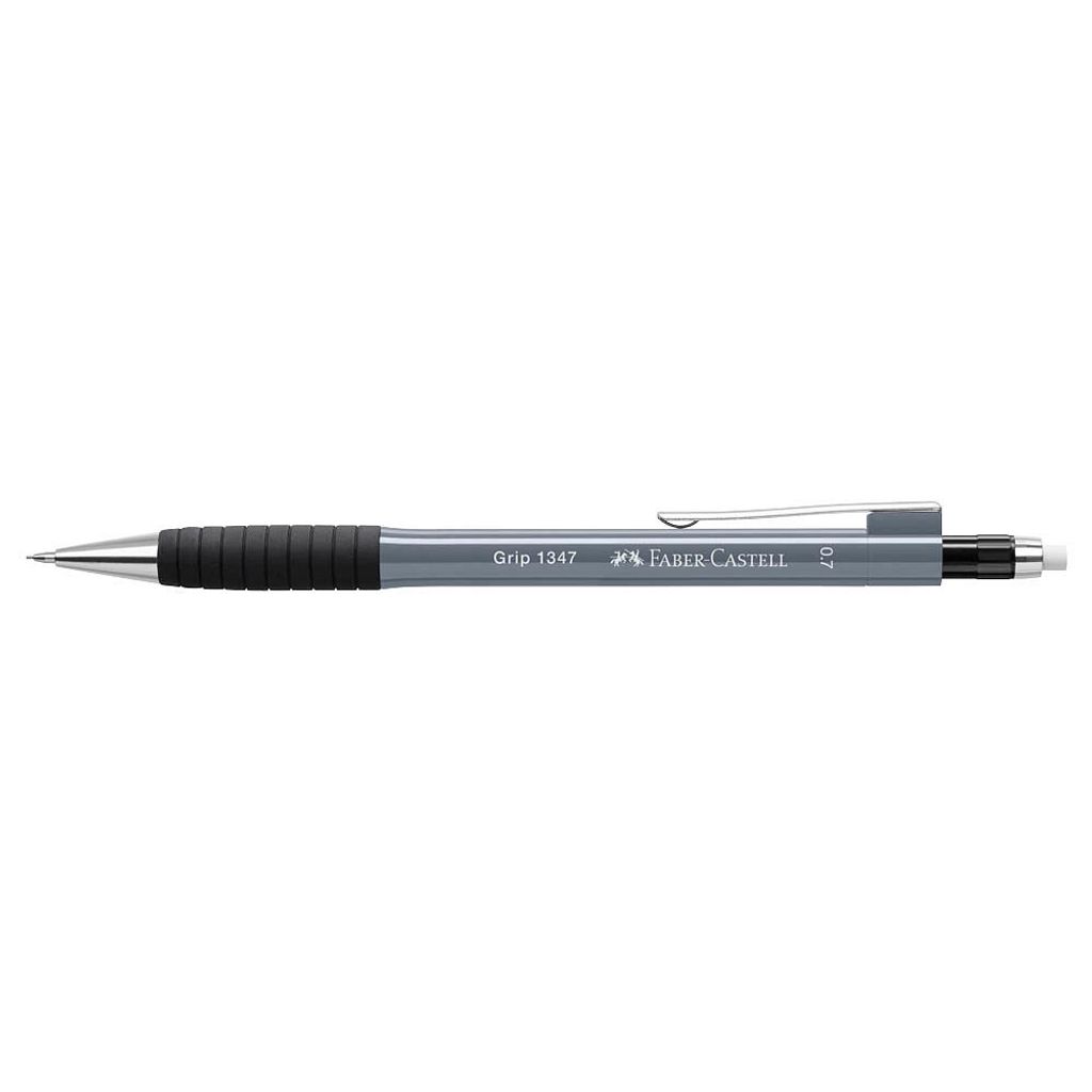 FABER-CASTELL Druckbleistift GRIP 1347 grau 0,7 mm