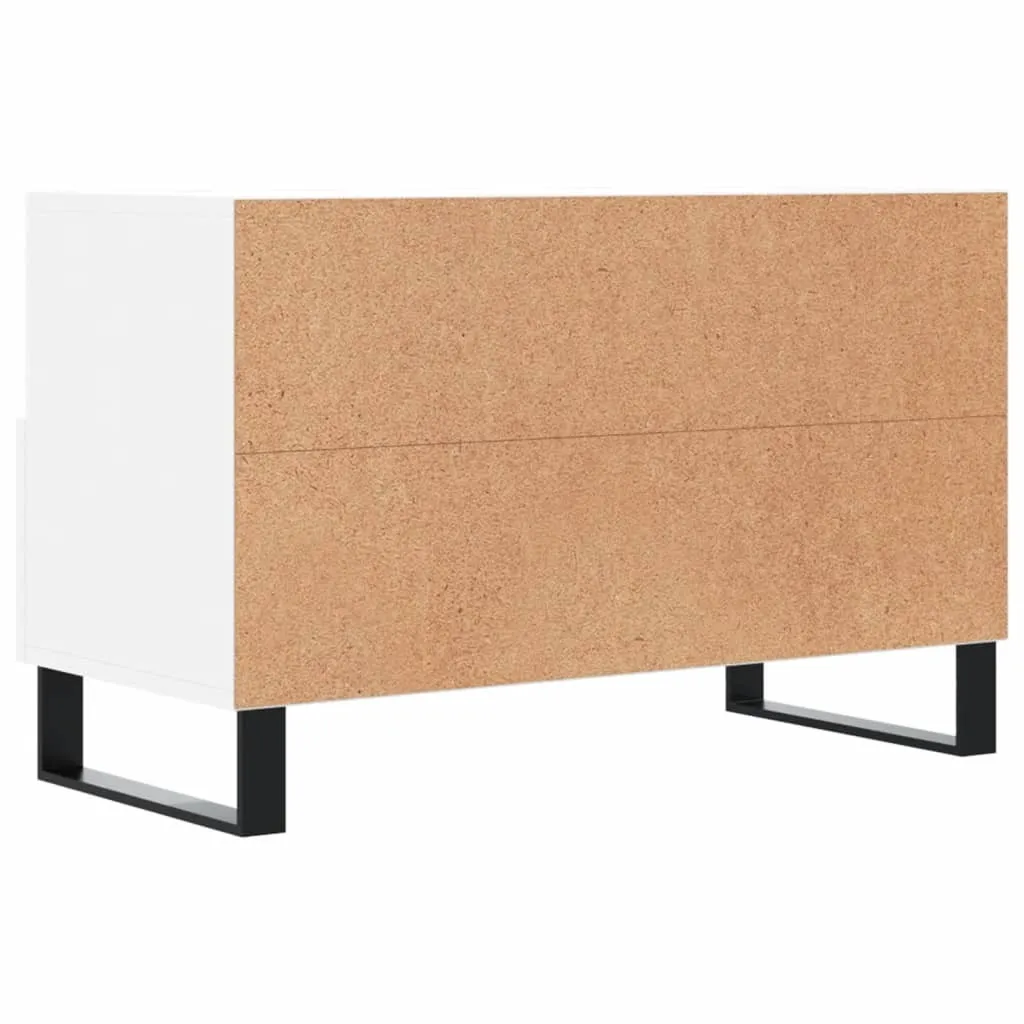 Mobile Porta TV Moderno Bianco 80x36x50 cm - Mobiletto Design Legno - 10
