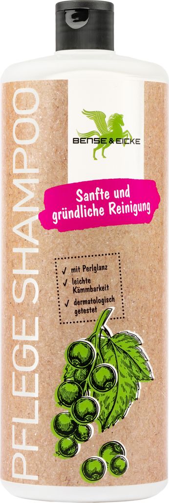 B & E Pferde-Shampoo mit Perlglanz - 1000 ml
