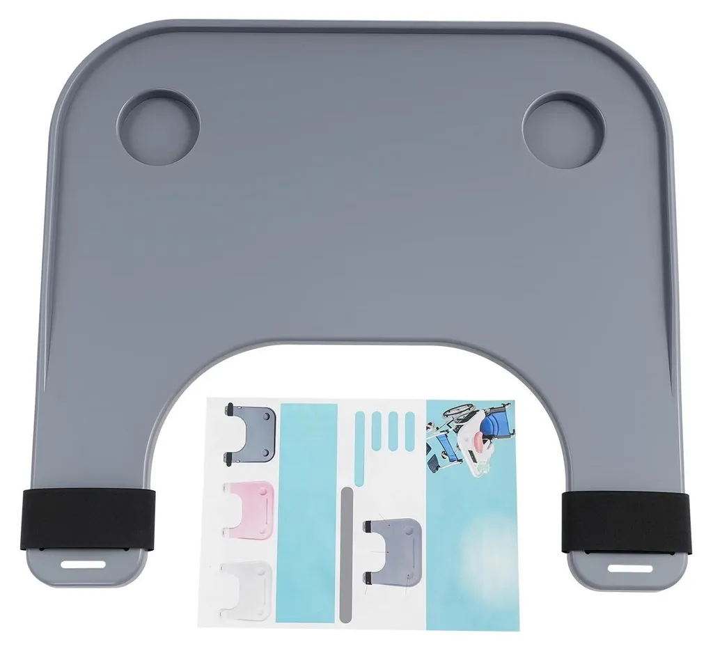 Tablette de repas pour fauteuil roulant stable pour travail et loisir