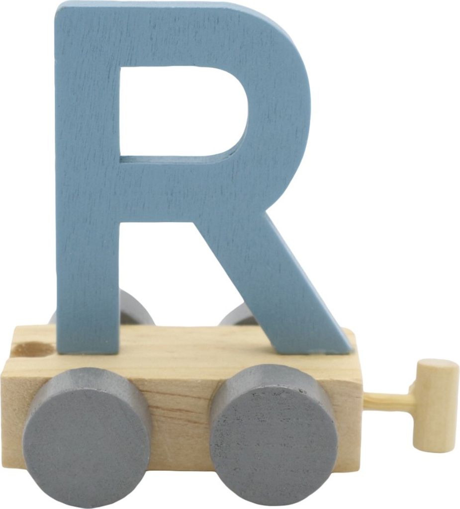 Charl's Toys Zug Buchstabe R Blau | Buchstaben