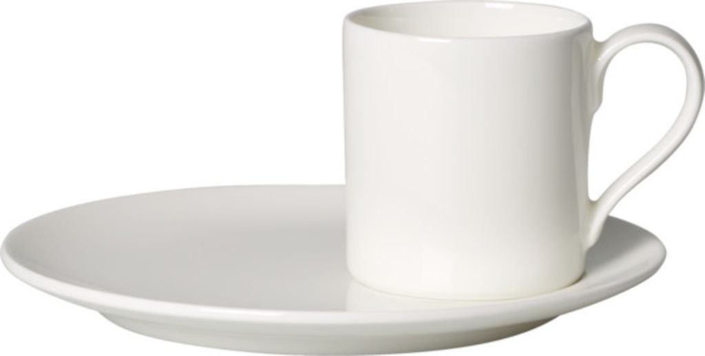 Villeroy & Boch Signature Metrochic Blanc Mokka-/Espressot. 2tlg.