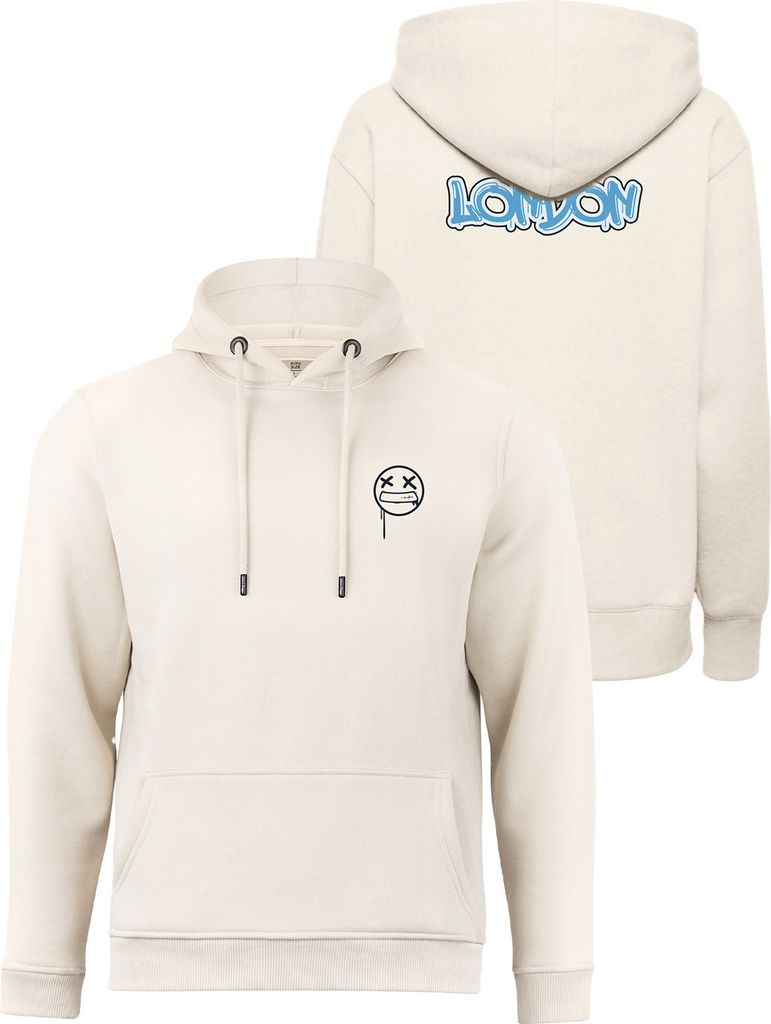 Cotton Prime Hoodie Street Art London - Weltenbummler Kollektion XL Sand