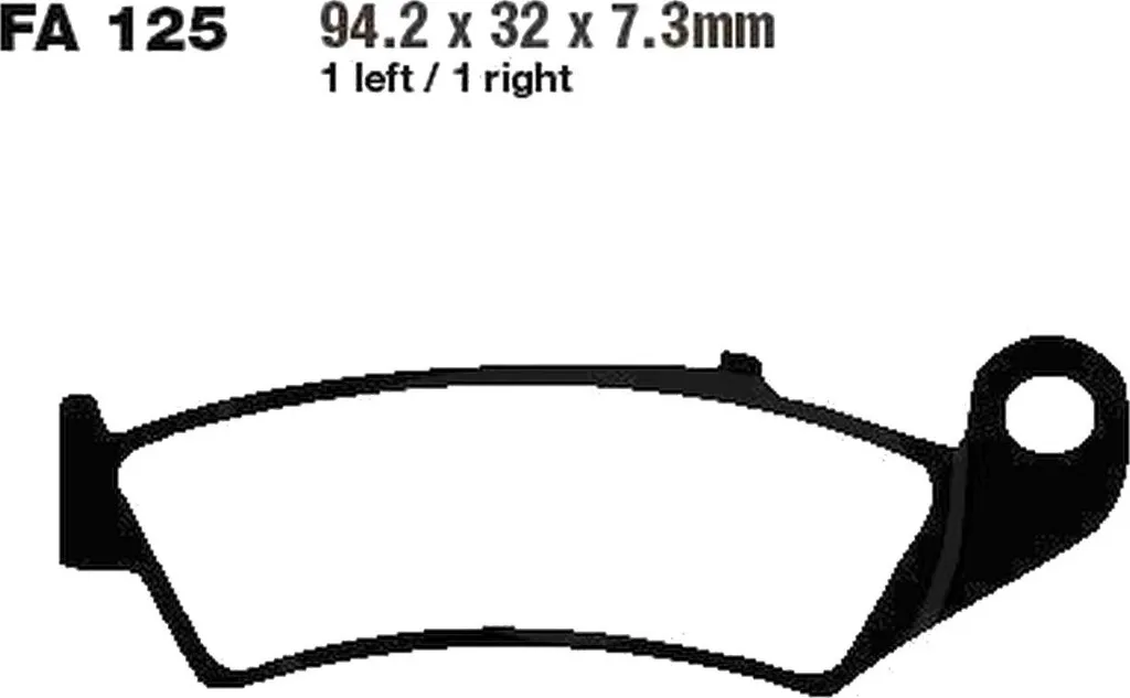 Plaquettes frein avant Pamoto - Stop fadding Honda CR 125 R 1987-1994