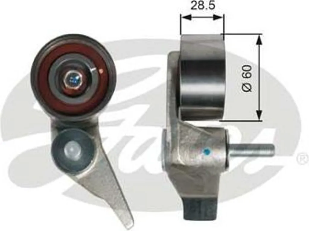 Galet Tendeur de Distribution pour Pajero et L200 - Gates T41316 Acier