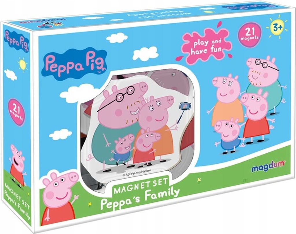 Set di magneti Peppa Pig - Famiglia Peppa ME5031-04 Immagine del prodotto 