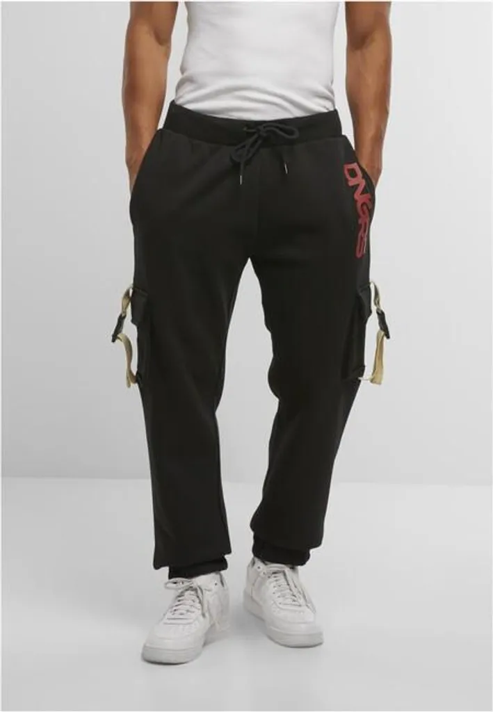 Dangerous DNGRS Loud Jogginghosen M Nero/Rosso - Offerta Streetwear