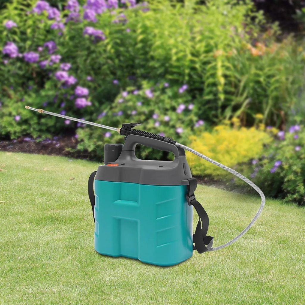 Gartenspritze - Elektrische Druckspritze DY8-L - 8 l Tank - 3,7 V 2200 mAh Lithium-Akku - Ladezeit ca. 90 Min. - Laufzeit ca. 3 Std. - 100–240 V ...