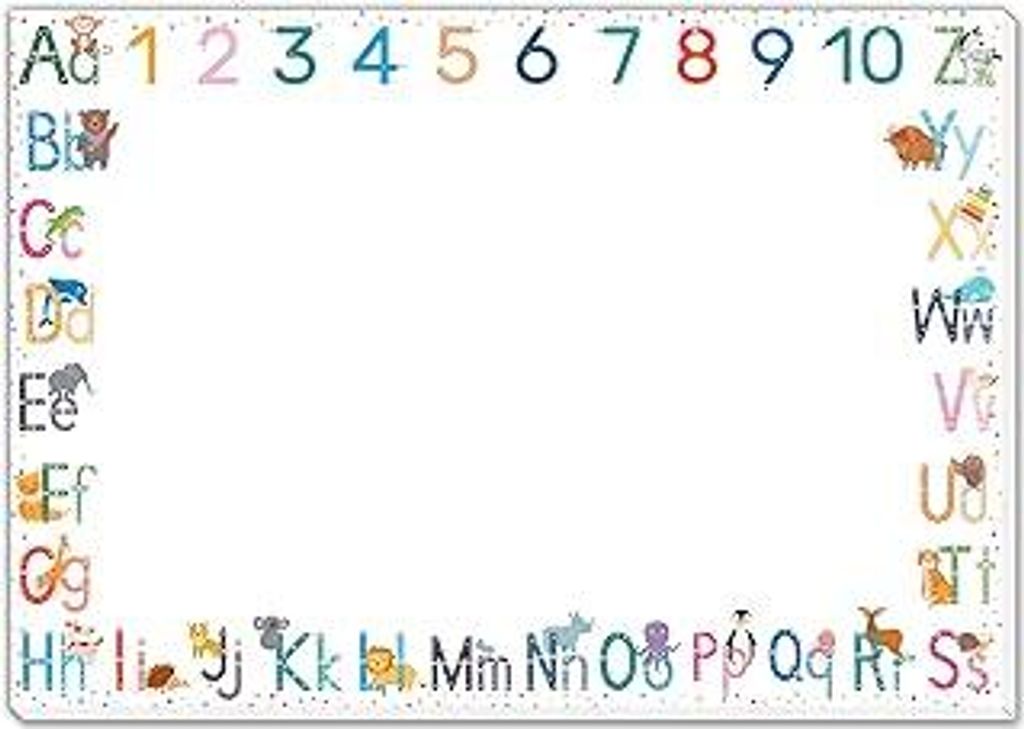 blaashABC Schreibtischunterlage Papier DIN A3 für Kinder | 25 Blatt Block mit viel Platz zum Malen, Schreiben oder Kritzeln | Unterlage Schreibtis...