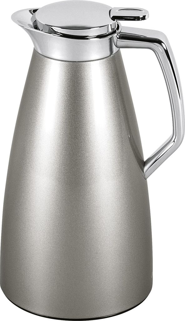 EMSA Plaza Isolierkanne Silber, Karaffe, 1 l, Grau, Produktbild 