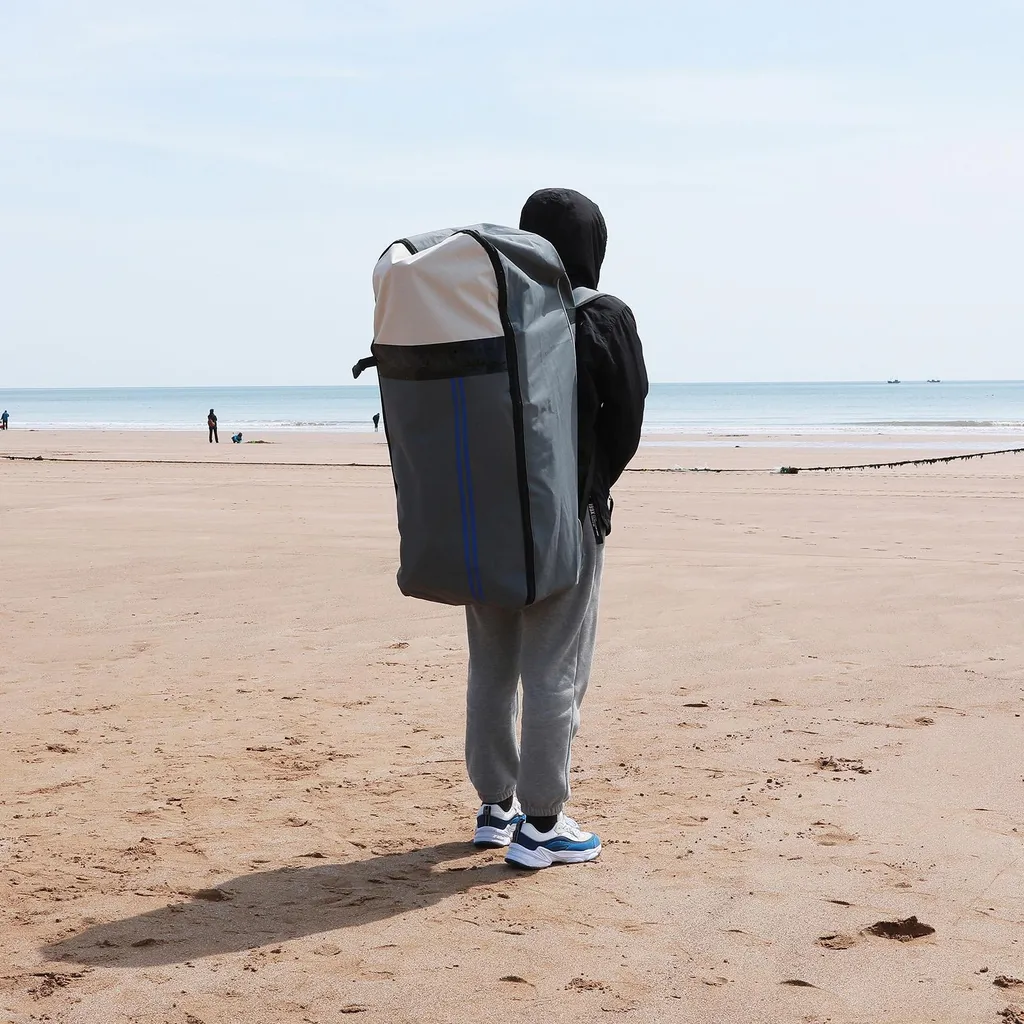 Sac à dos de transport pour SUP gonflable - Modèle Cargo 90L Noir