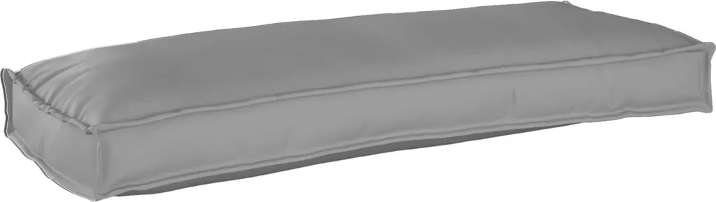 Cuscino Oxford Grigio 100x40x8 cm | Ideale per Divani Pallet DIY