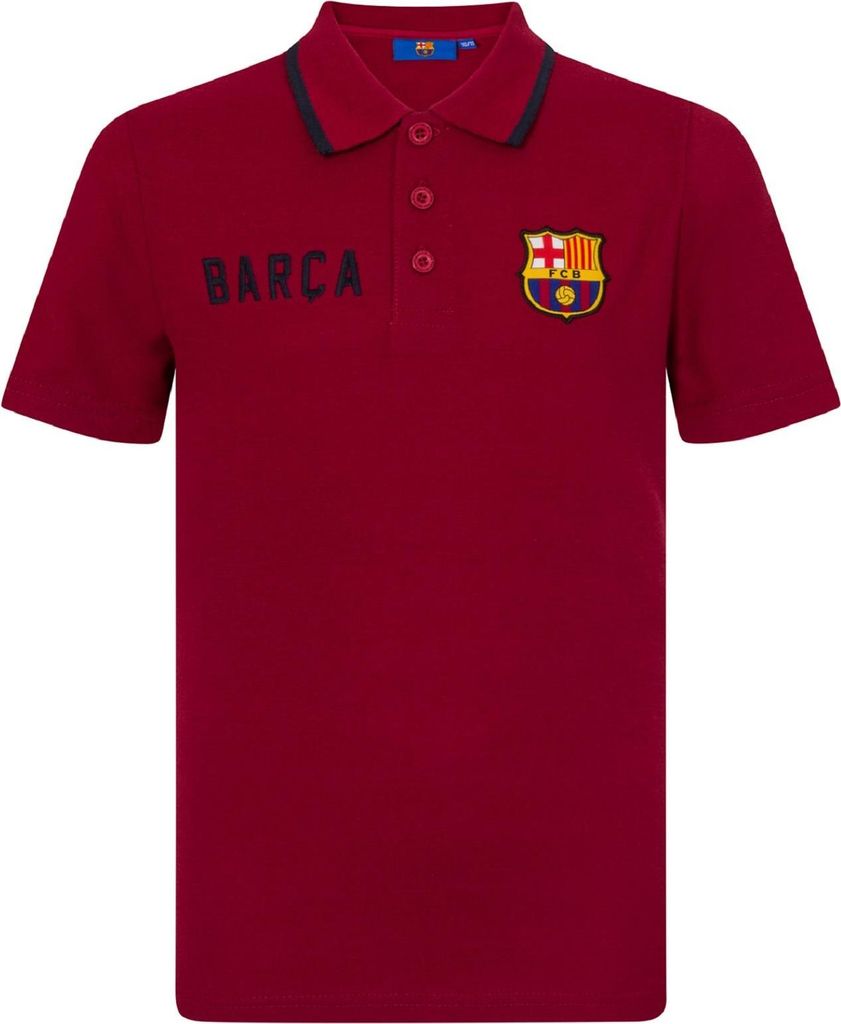 FC Barcelona - Poloshirt für Jungen GF697 (152-158) (Rot)