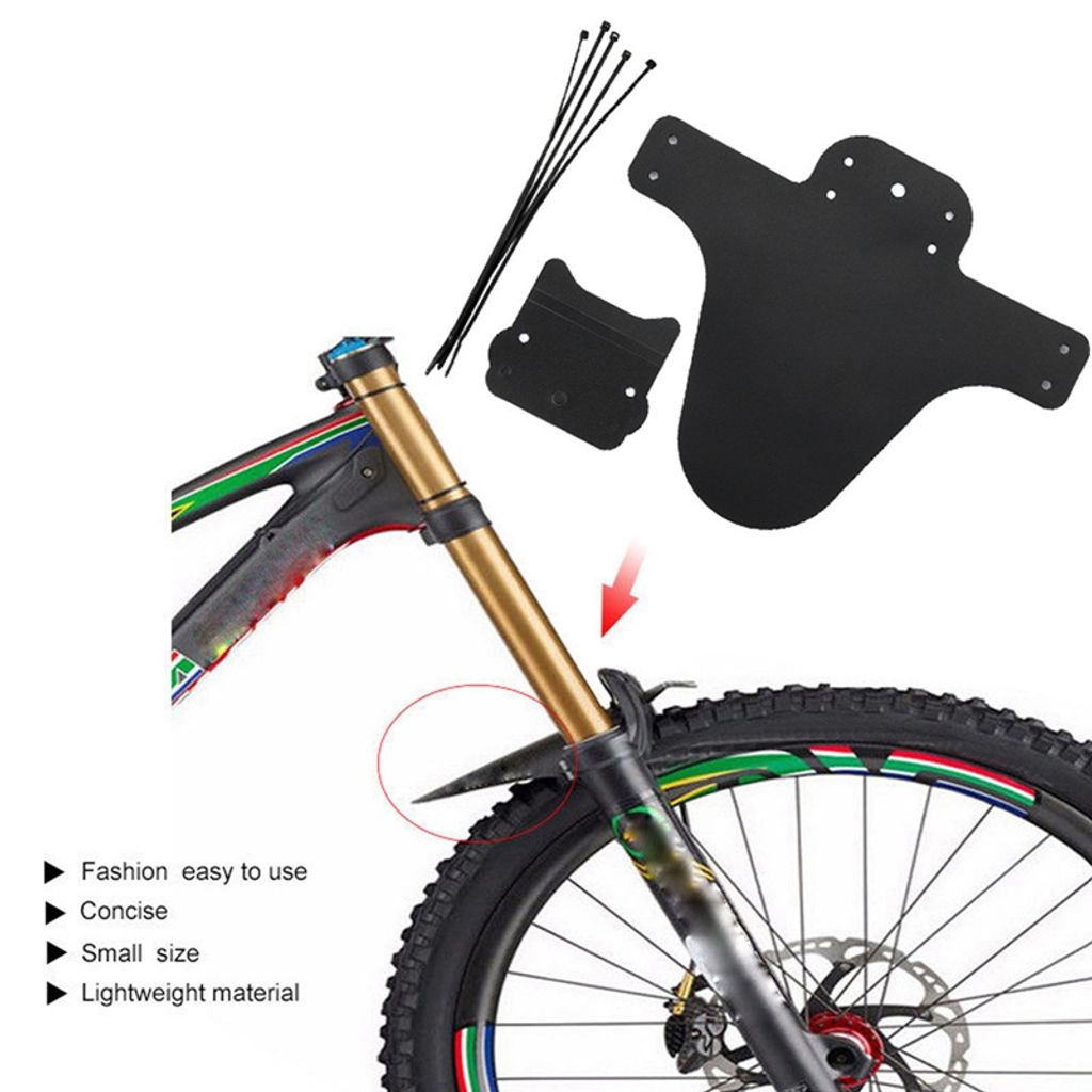 2 Stück Fahrrad Mudguard Schutzblech Spritzschutz MTB Mountain Bike Vorne Fender 