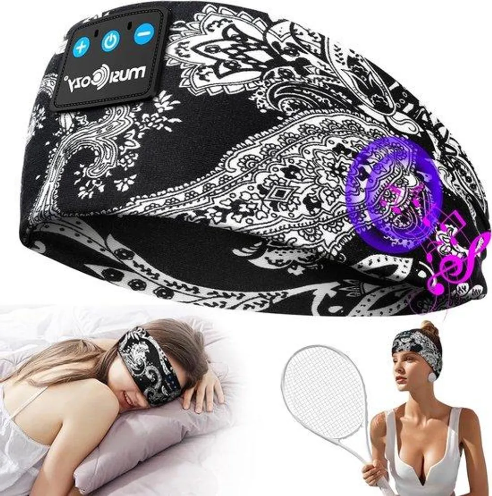 Casque sommeil Bluetooth confortable - Fini les douleurs aux oreilles