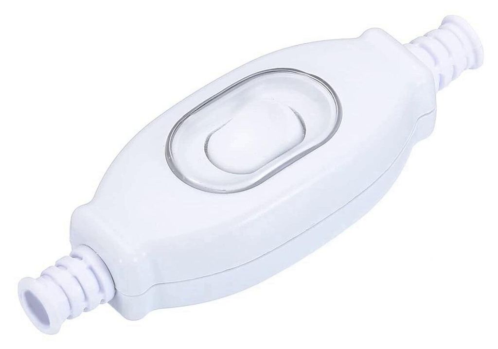 Zwischenschalter Wasserdicht Weiß IP65, 2-polig, 3 A, 250 V, Paßt für LED, SMD