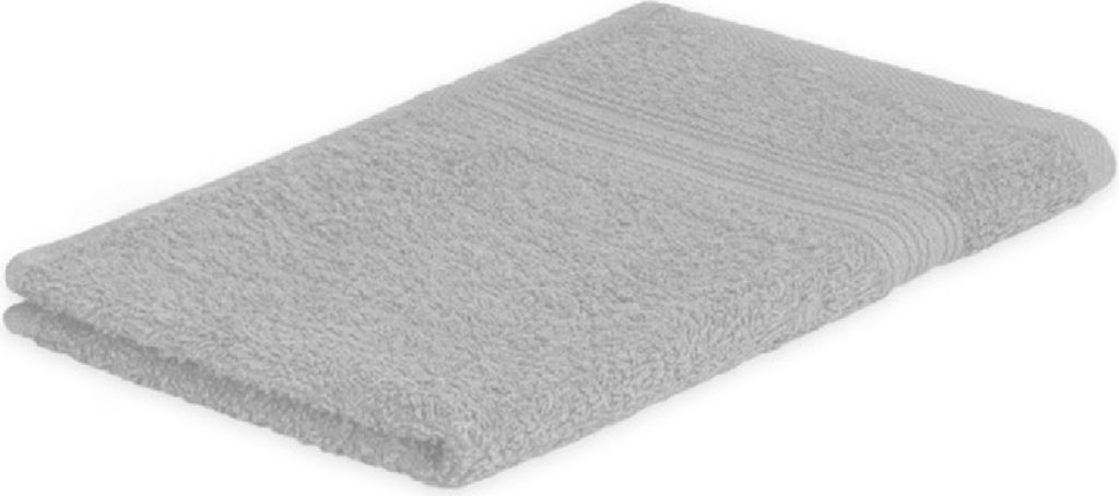 Gästehandtuch Frottier 500 g/m²  30 x 50 cm Silber Produktbild 