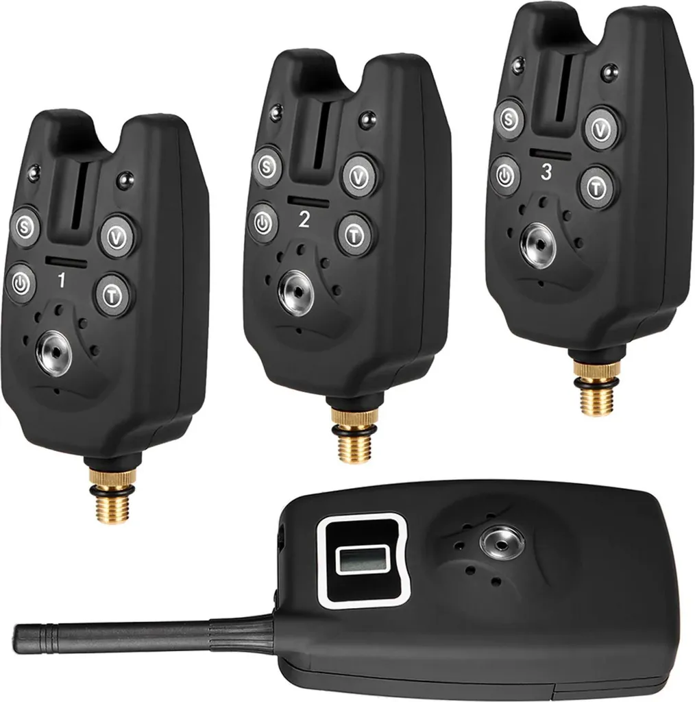 Détecteur De Touche Portable LED Avec Alarme Sonore Et Lumineuse – Accessoire De Pêche Dynamique, Clip Pour Canne