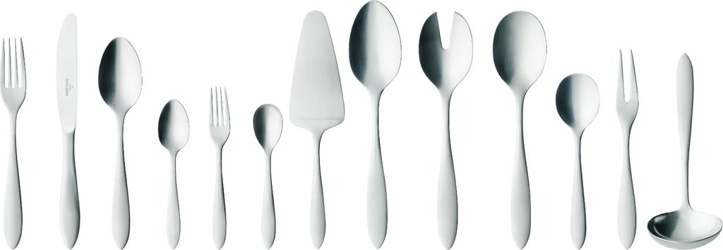 Villeroy & Boch Arthur gebürstet Tafelbesteck 68tlg.