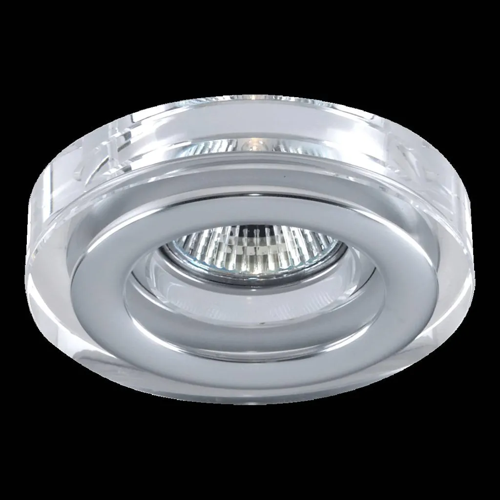 Faretto Bagno IP55 Cromo e Cristallo GU10 Dimmerabile - Design Elegante - 2