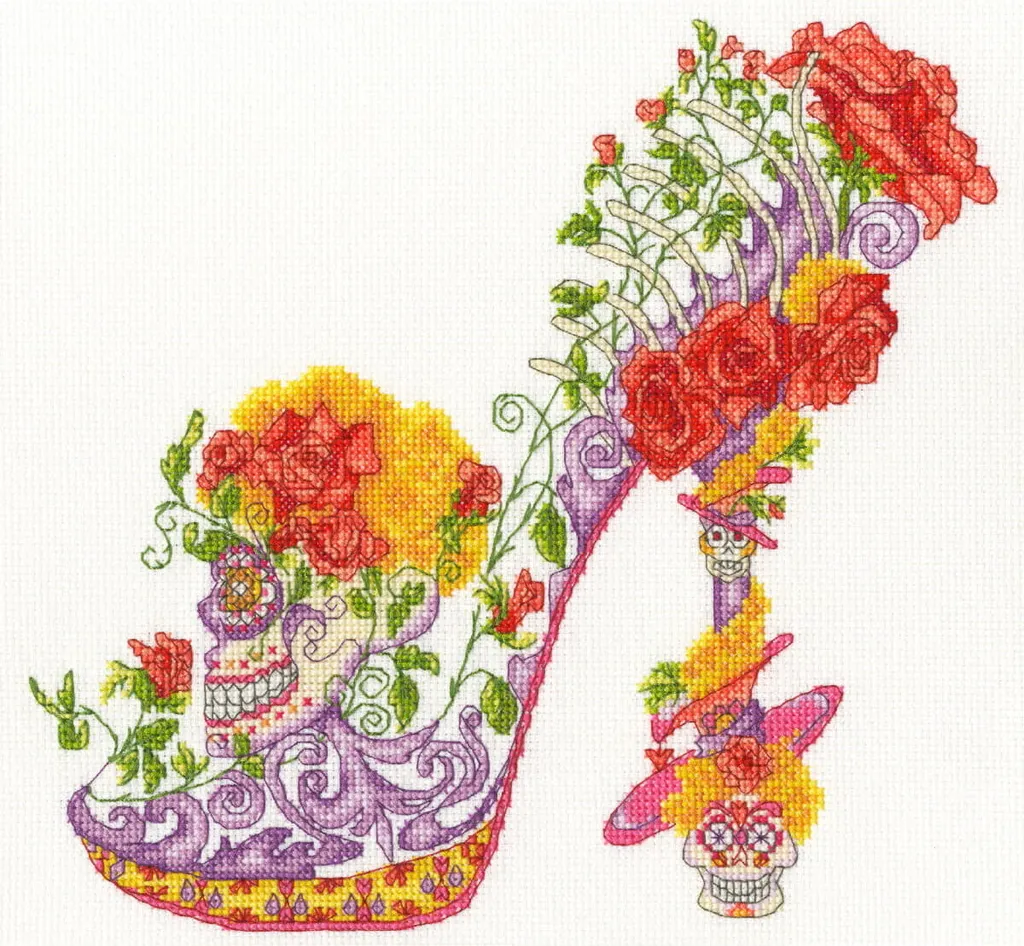 Réussir sa Broderie Point de Croix La Catrina Kit complet XSK22