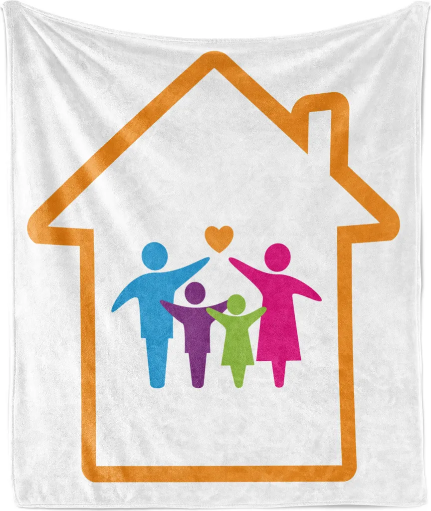Coperta Pile Flanella ABAKUHAUS 175x230cm - Alta Densità Termica