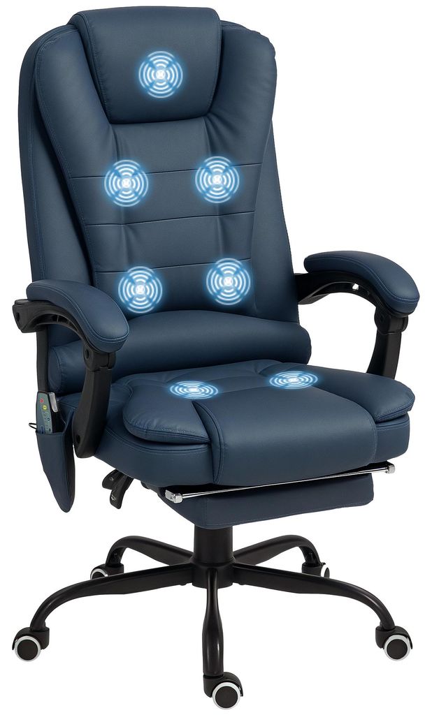 Vinsetto Bürostuhl mit 7 Punkt Massage, ergonomischer Produktbild 