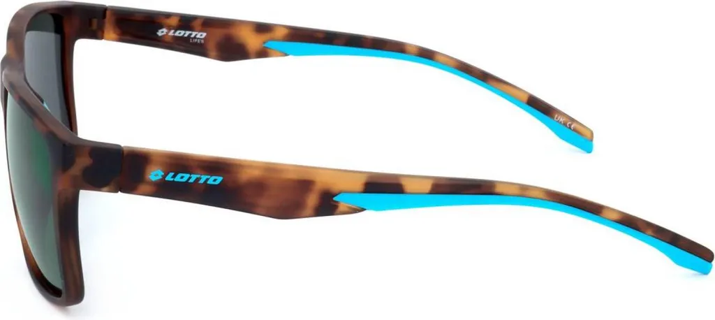 Lotto LS1007 Lunettes Tortoise Mat Légères avec Intérieur Bleu