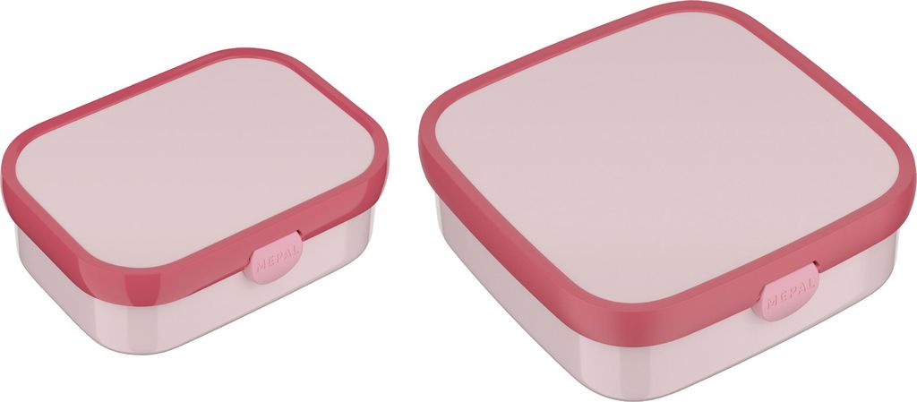 Mepal CAMPUS Brotdosen-Set mit Gabel - Cool Pink (2025)