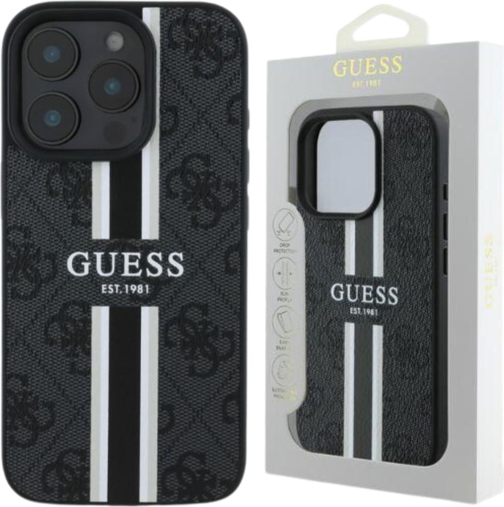 Etui Guess 4G Printed Stripes MagSafe do iPhone 16 Pro Zdjęcie produktu 