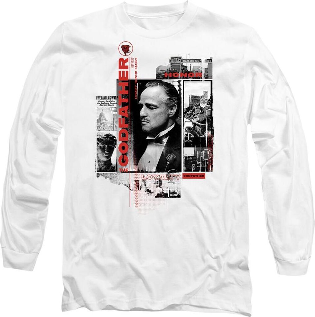 The Godfather - T-Shirt für Herren/Damen Uni TV10852 (XL) (Weiß)