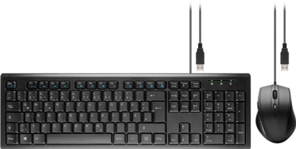 US QWERTY Logitech Logitech MK120 Kabelgebundenes Set mit Tastatur und Maus fuer Windows 