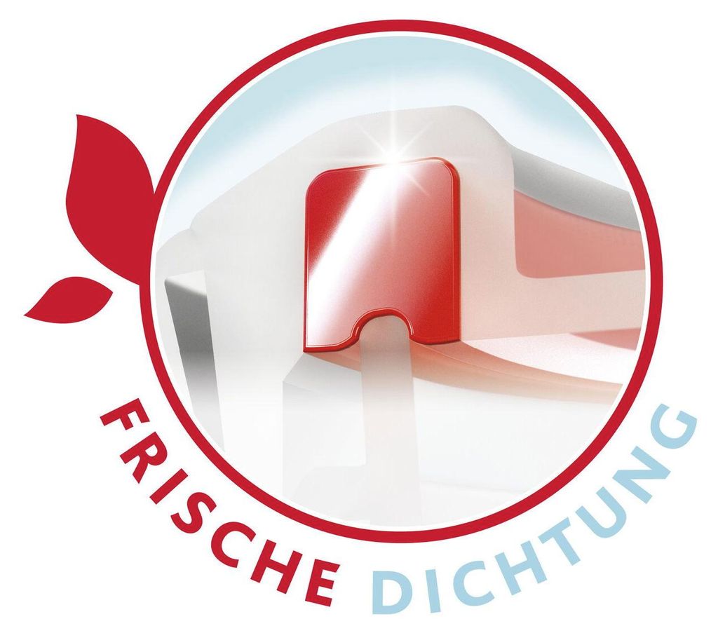 emsa Frischhaltedose CLIP & CLOSE Glas 0,45 Liter eckig