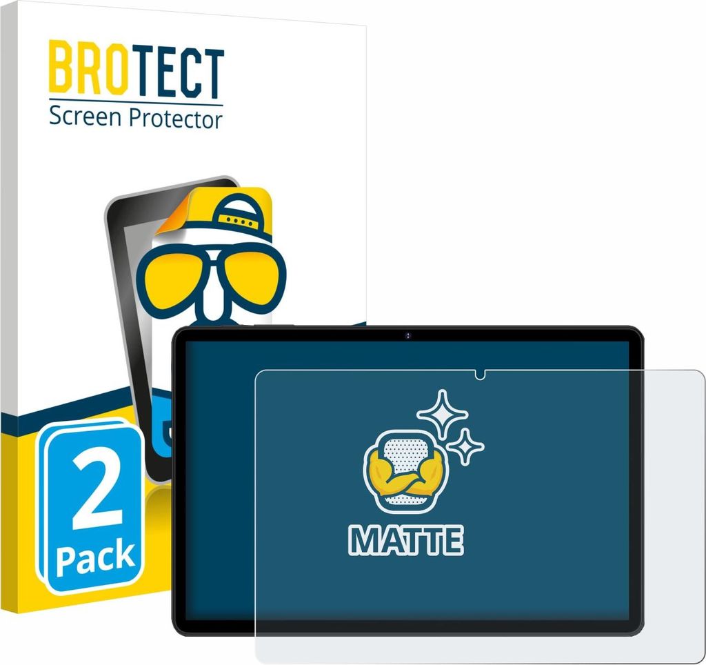 2x BROTECT Schutzfolie für RUSHAR M90 11" Displayschutz Displayschutzfolie Folie Matt Entspiegelungsfolie