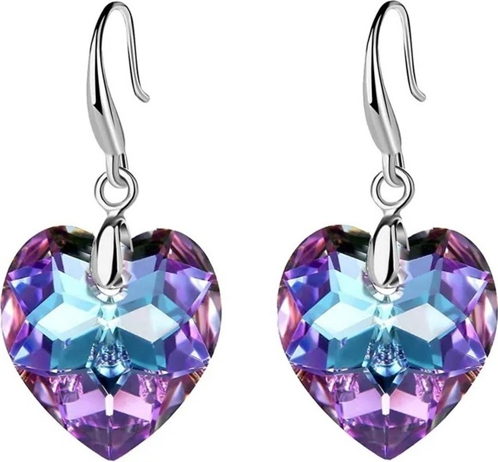 Beautiful Heart Ohrringe in Violett – Eleganter Schmuck KP29814