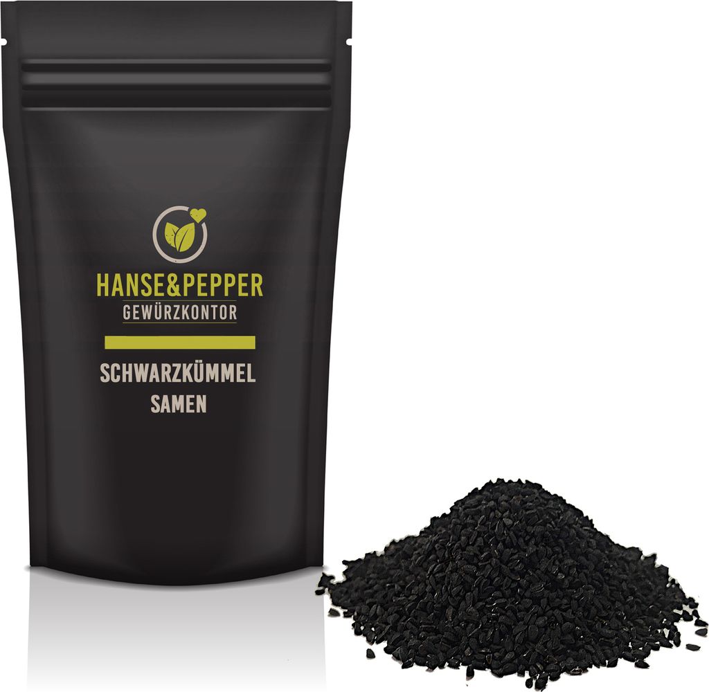500g Schwarzkümmelsamen ganz Gewürz in Spitzenqualität aromatisch optimal für Brot - Taste Line Serie
