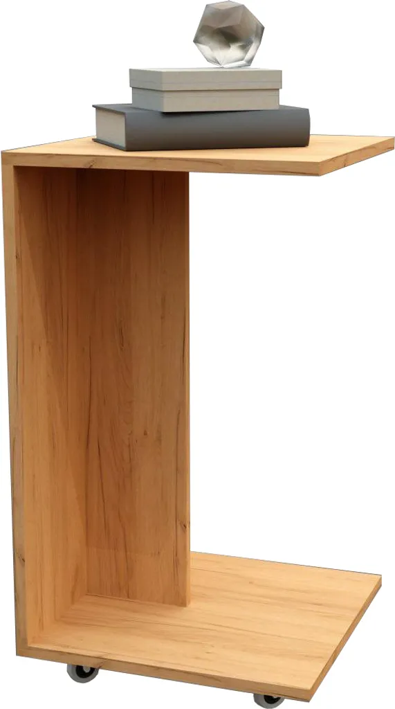 Table pour ordinateur portable et café, table de salon mobile en forme C