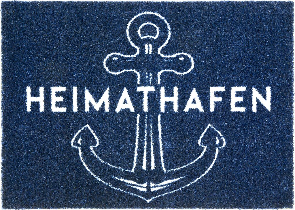 Astra Schmutzfangmatte Außen DECO BRUSH Dunkelblau 50 x 70 Produktbild 