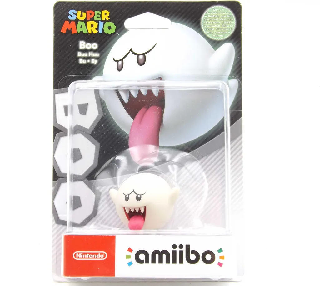 Amiibo Boo Super Mario Collection 2002666 - Edizione Glow in the Dark