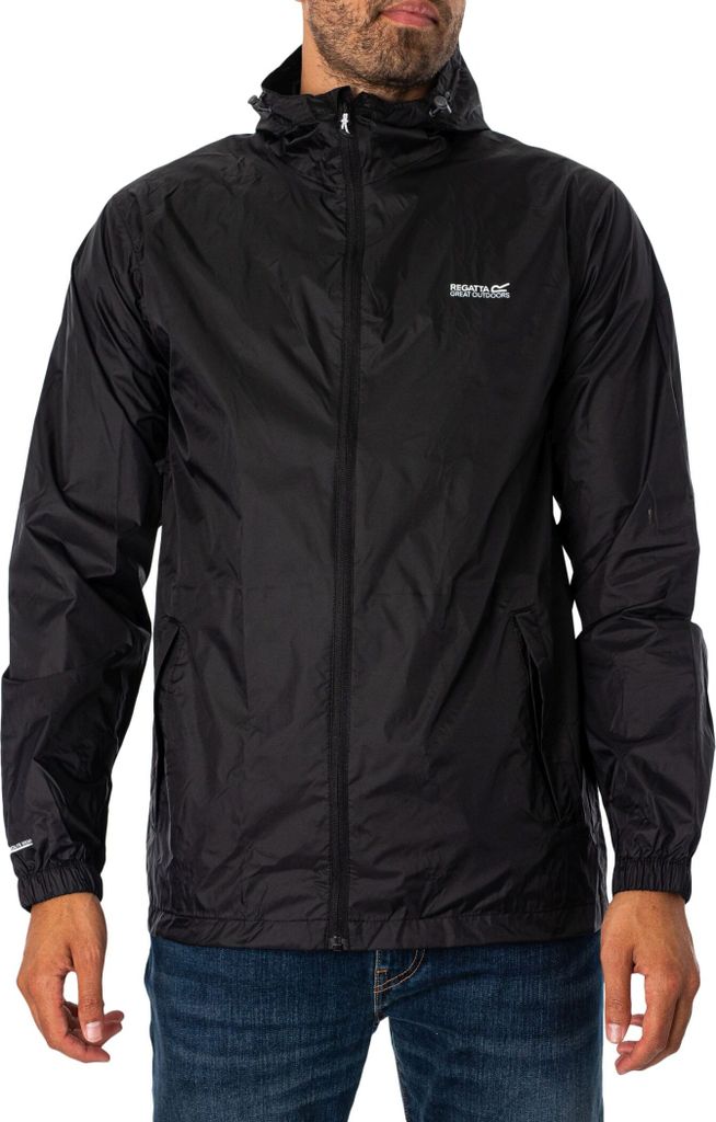 Regatta Pack It wasserdichte Jacke, Schwarz 4XL Produktbild 