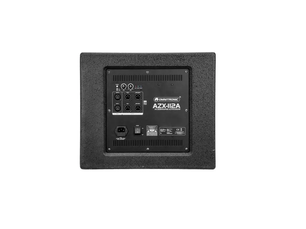 Caisson de Basses Amplifié AZX-112A OMNITRONIC - Sono Active 300W - 4